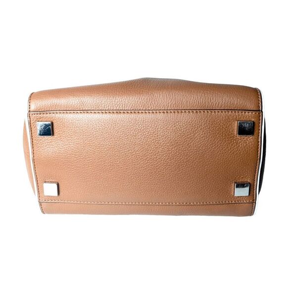 MICHAEL KORS Audrey Brown Leather Satchel - Picture 6 of 11